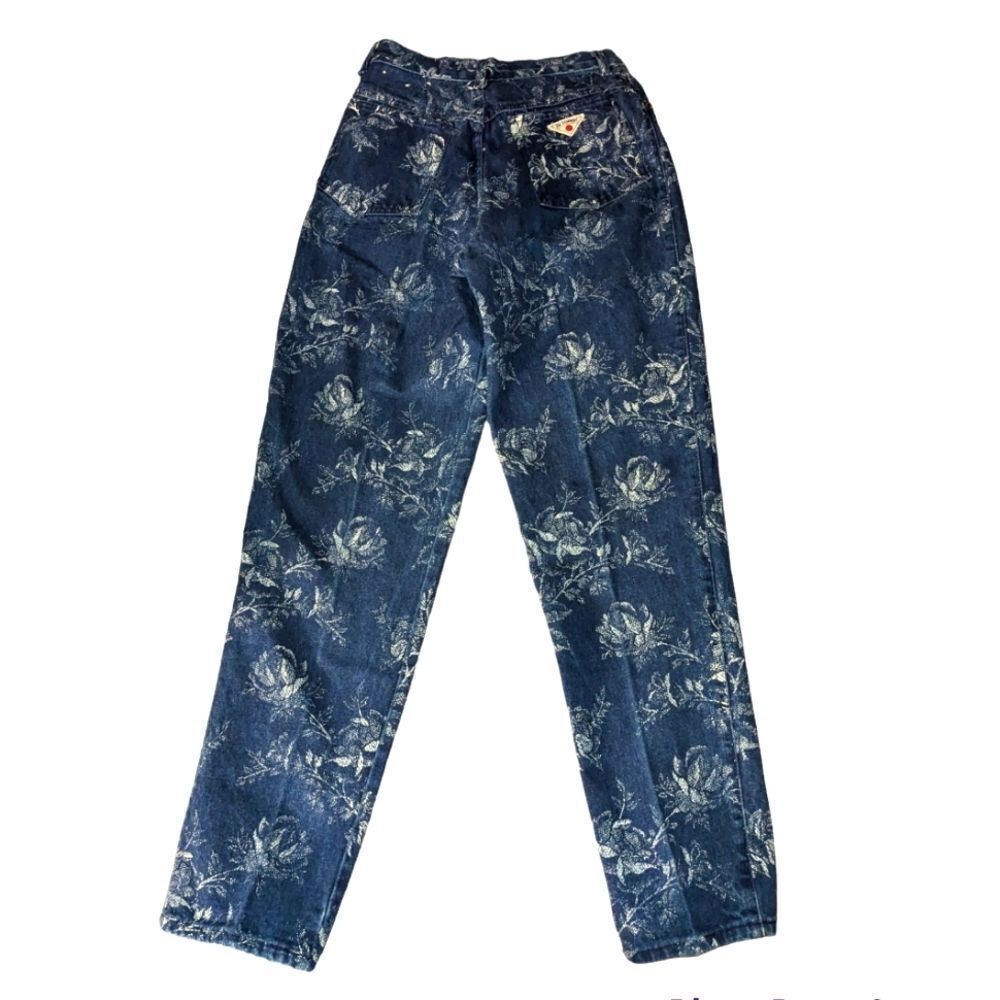 90s Vintage Eyestoppers all over print‎ floral print jeans rare